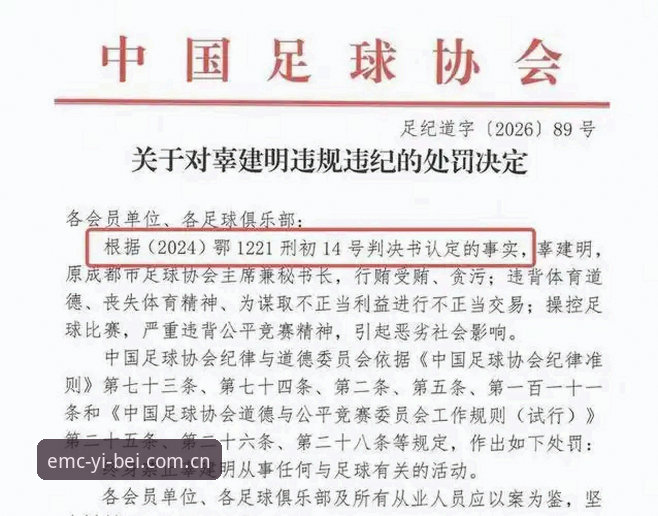 从足协禁足名单看中国足球生态整治——基于emc易倍体育视角的实用观察指南